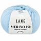Lang Yarns Merino 150 - 74 ijsblauw - Merinowol Garen