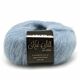 DROPS Kid-Silk Uni Colour - 08 licht denimblauw - Mohair Garen
