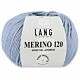 Lang Yarns Merino 120 - 123 zilvergrijs - Merinowol Garen