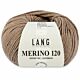 Lang Yarns Merino 120 - 126 grijsbruin - Merinowol Garen