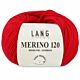 Lang Yarns Merino 120 - 160 felrood - Merinowol Garen