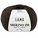 Lang Yarns Merino 150 - 168 donkerbruin mix - Merinowol Garen