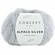 Katia Concept Alpaca Silver - 255 lichtgrijs met zilver - Glans Garen