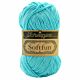 Scheepjes Softfun - 2603 cyan - Katoen/Acryl Garen