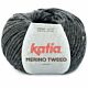 Katia Merino Tweed - 308 donkergrijs - Merinogaren