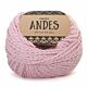 DROPS Andes Uni Colour - 3145 poederroze - Wol Garen