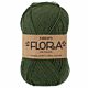 DROPS Flora Uni Colour - 32 donkergroen - Wol Garen