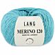 Lang Yarns Merino 120 - 372 aquablauw mix - Merinowol Garen
