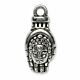 Bedeltje Buddha Hand - Antiek Zilver Bedels - preview
