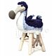 dodo blauw haken uit deel 3 dierenkruk haken - haakpret - preview