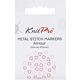 KnitPro Metalen Steekmarkeerders Amour - 40 stuks - Hartvormig 2 - preview