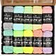Scheepjes Glow Up Colour Pack - 10 kleuren x 25 gram - Glow in the dark effect 2 - preview