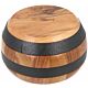 Scheepjes Yarn Bowl - Teakhout/Rozenhout/Leer - 13x9cm 2 - preview