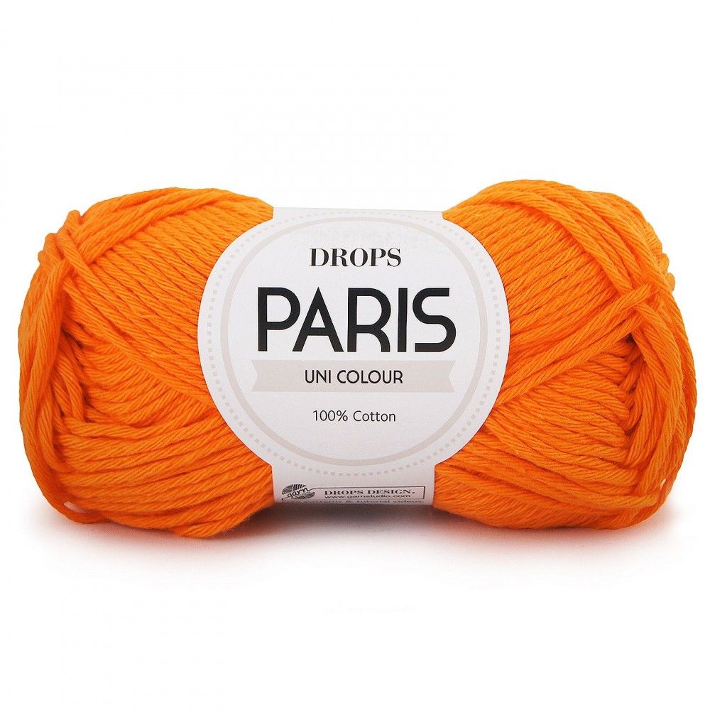 datum dun Gelukkig DROPS Paris 13 oranje - 100% Katoen • Breiwebshop.nl