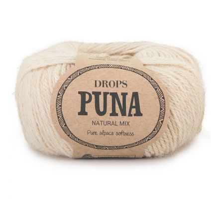 Drops Puna Natural Mix - 02 beige - Alpaca Wol Garen