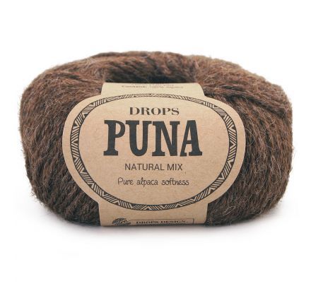 Drops Puna Natural Mix - 03 bruin - Alpaca Wol Garen