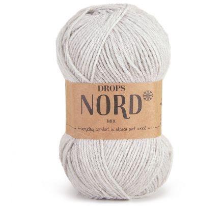 DROPS Nord Mix - 03 parelgrijs - Wol Garen