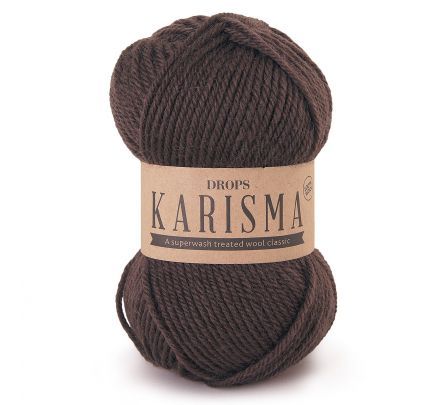 DROPS Karisma Uni Colour - 04 chocoladebruin - Wol & Garen