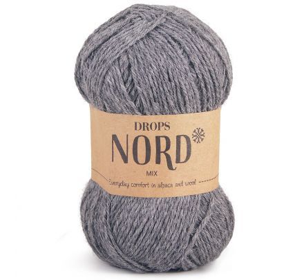 DROPS Nord Mix - 05 grijs - Wol Garen