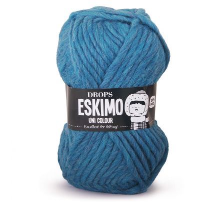 DROPS Snow / Eskimo Uni Colour - 05 turkoois - Wol & Garen