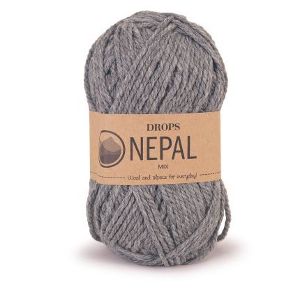 DROPS Nepal Mix - Wol & Breigaren - GD0047-0517 mediumgrijs