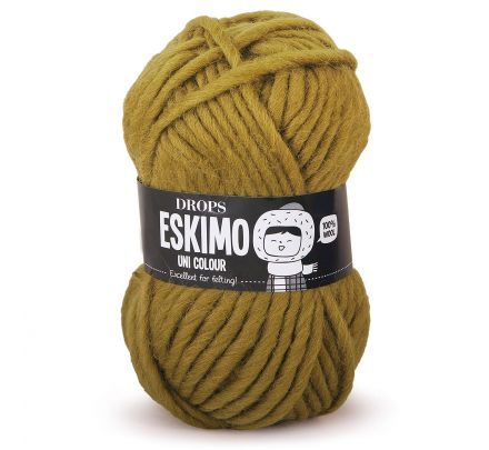 DROPS Snow / Eskimo Uni Colour - 06 olijfgroen - Wol & Garen