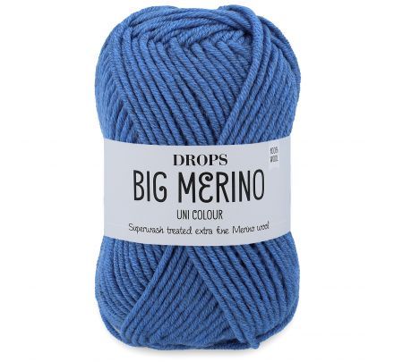Drops Big Merino 07 denimblauw / jeans (Uni Colour) - Wol Garen