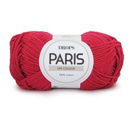 DROPS Paris Uni Colour - 07 kers / heidekruid - Katoen Garen