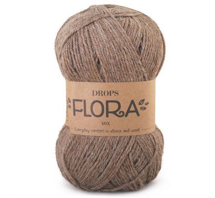 DROPS Flora Mix - 08 bruin - Wol Garen