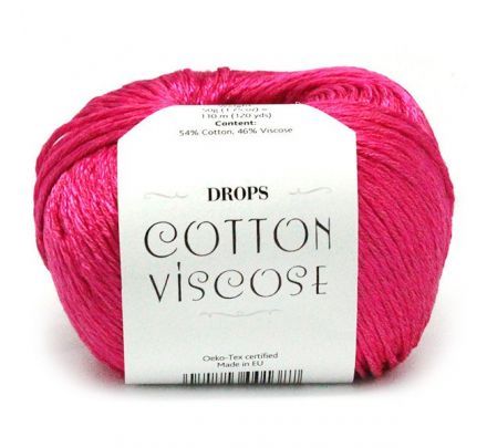 DROPS Cotton Viscose Uni Colour - 08 pink - Katoen/Viscose Garen