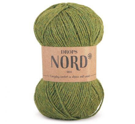 DROPS Nord Mix - 10 citroengras groen - Wol Garen