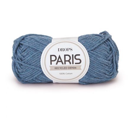 DROPS Paris Recycled Denim - Wol & Breigaren - GD0050-102 spray blauw