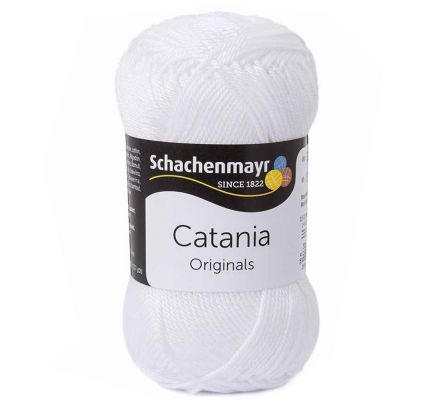 Schachenmayr SMC Catania - 106 white / wit - Katoen Garen