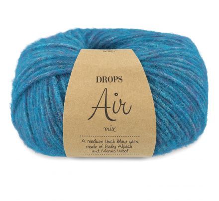 DROPS Air Mix 11 pauwblauw - Wol Garen