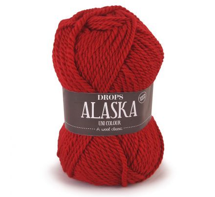 Drops Alaska 11 wijnrood / donkerrood (Uni Colour) - Wol Garen