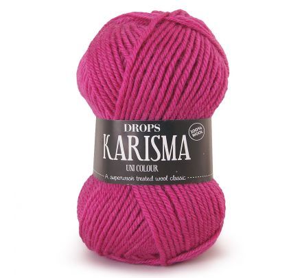 DROPS Karisma Uni Colour - 13 pink - Wol & Garen