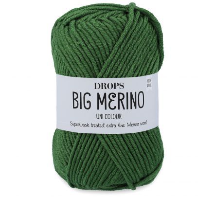 Drops Big Merino 14 bosgroen (Uni Colour) - Wol Garen