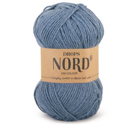DROPS Nord Uni Colour - 16 denimblauw - Alpaca Wol Garen
