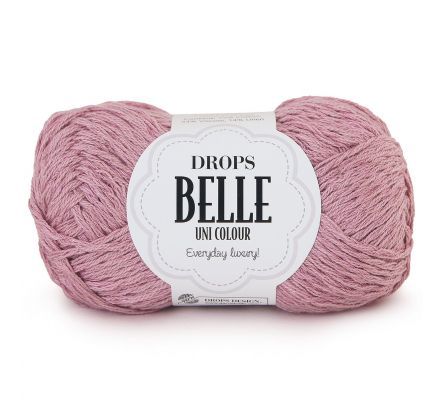 DROPS Belle Uni Colour - 16 mauve - Katoen Garen