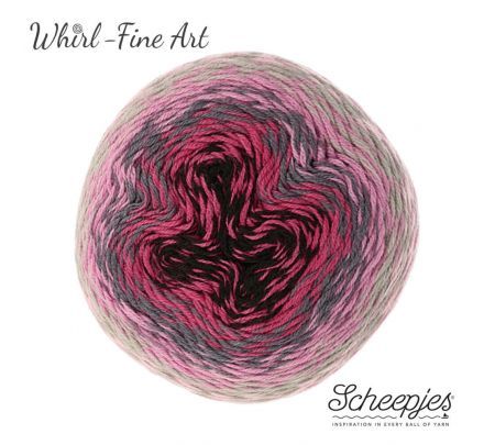 Scheepjes Whirl Fine Art 656 Expressionism - Merino wol Garencake