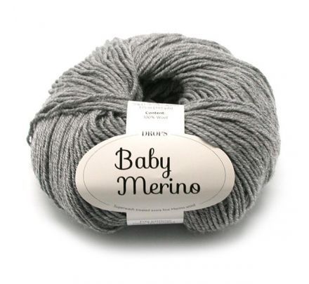 Drops Baby Merino 19 grijs / steengrijs (Mix) - Wol Garen