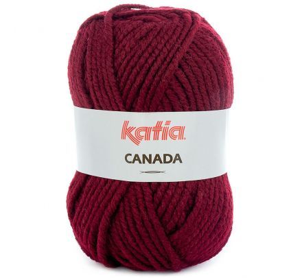 Katia Canada 20 bordeauxrood - Acryl Garen Dik
