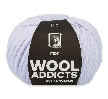 Wooladdicts Fire 20 ijsblauw - Merinowol Garen