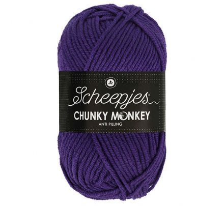 Scheepjes Chunky Monkey - 2001 deep violet - Acryl Garen