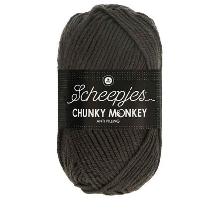 Scheepjes Chunky Monkey - 2018 dark grey - Acryl Garen