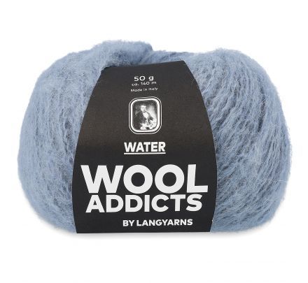 WoolAddicts Water 21 kristalblauw - Alpacawol Garen