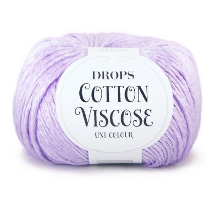 DROPS Cotton Viscose Uni Colour - 21 lichtpaars - Katoen/Viscose Garen