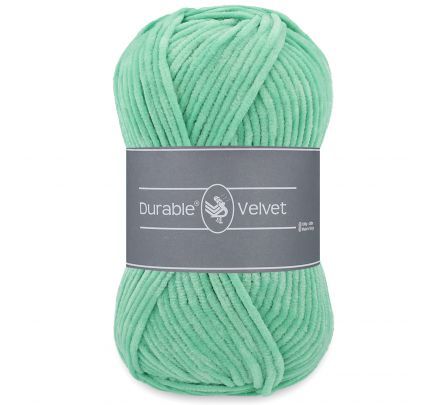 Durable Velvet 2137 mint - Chenille Garen