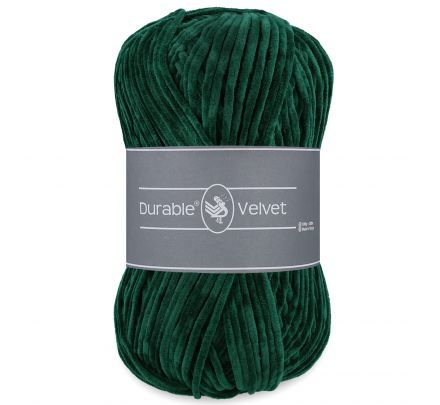 Durable Velvet 2150 forest green - Chenille Garen
