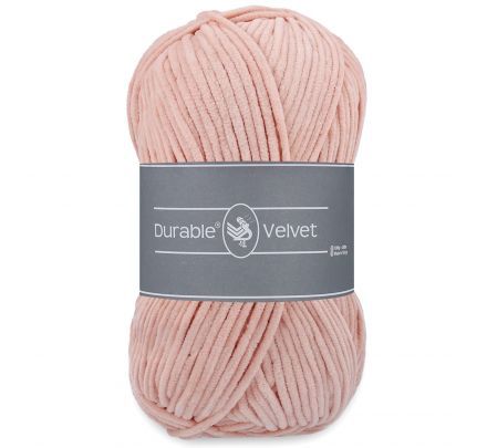 Durable Velvet 2192 pale pink / poederroze - Chenille Garen